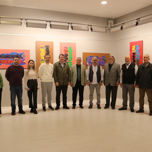 Ressam Mehmet Ali Doğan Sanko Sanat Galerisi'nde sergi açtı