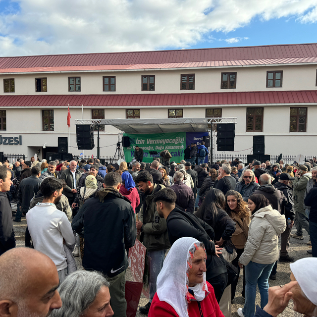 Tunceli'de doğa ve yaşam mitingi düzenlendi