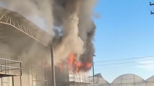 Sandalye üretim atölyesi alev alev yandı
Yangının kendi iş yerlerine sıçradığı düşüncesi panik yaşattı