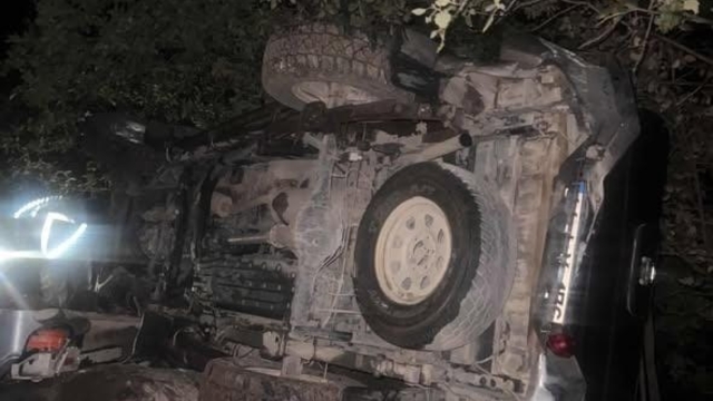 Mardin'de kamyonet şarampole devrildi: 6 yaralı