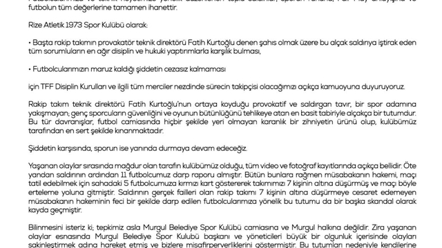 Artvin'de amatör maçta çıkan kavga kamerada (2)