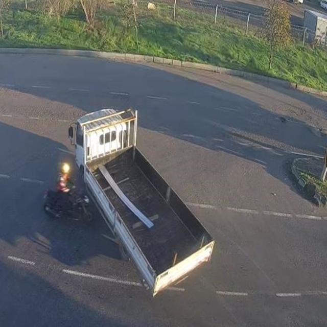 Tekirdağ'da 3 kişinin yaralandığı iki ayrı motosiklet kazası görüntülendi