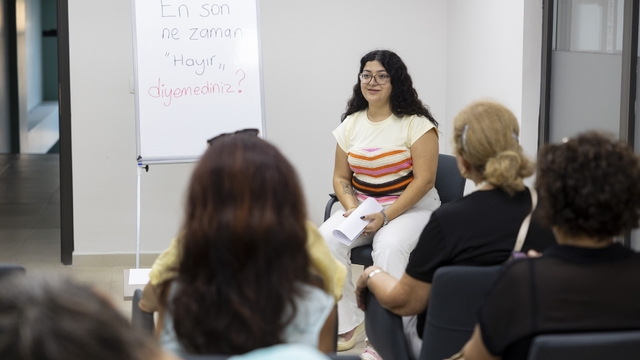 Mersin'de kadınlara sağlıklı sınırlar eğitimi
