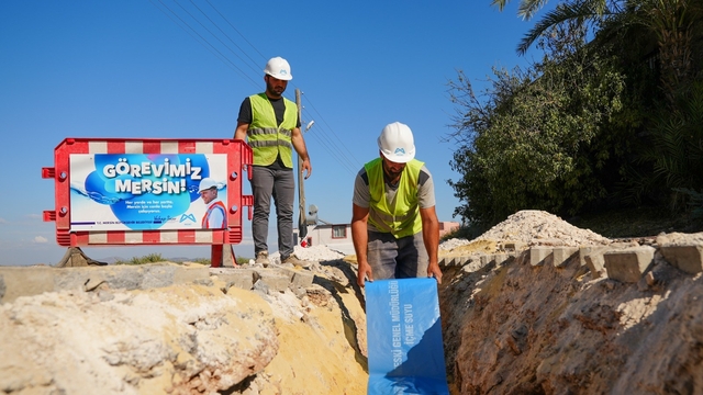MESKİ, Camili Mahallesi'nde içme suyu terfi hattını yeniledi