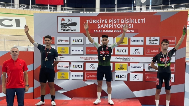 Torku Şeker Spor, Genç Erkek Pist Türkiye Şampiyonası'nda derece elde etti