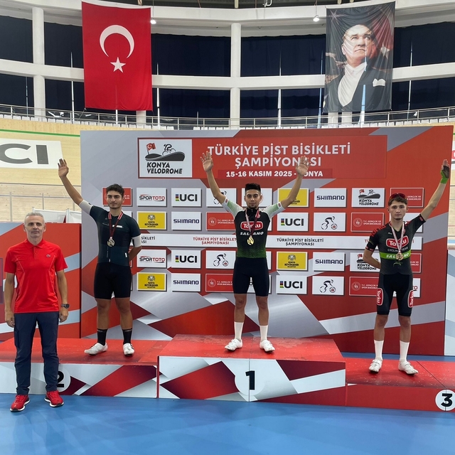 Torku Şeker Spor, Genç Erkek Pist Türkiye Şampiyonası'nda derece elde etti