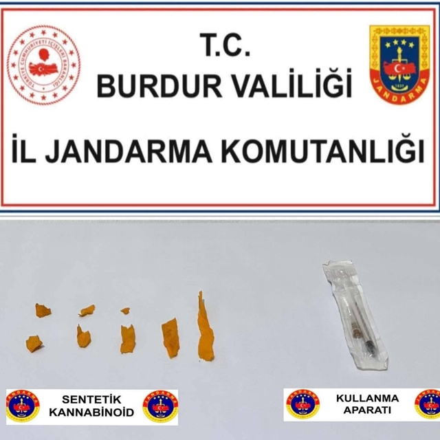 Burdur'da uyuşturucu ile mücadele