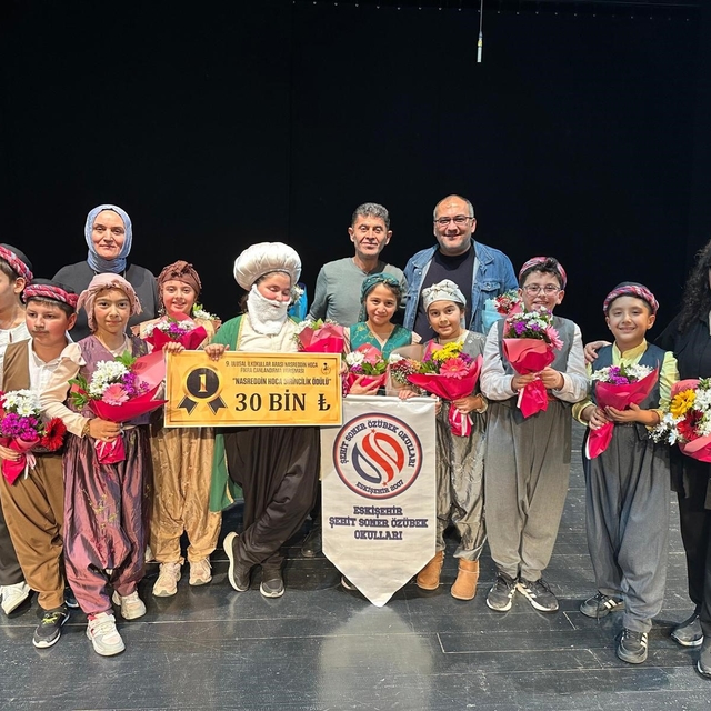 Türkiye birinciliği Eskişehir'den
İlkokul öğrencilerinden Nasreddin Hoca Fı...