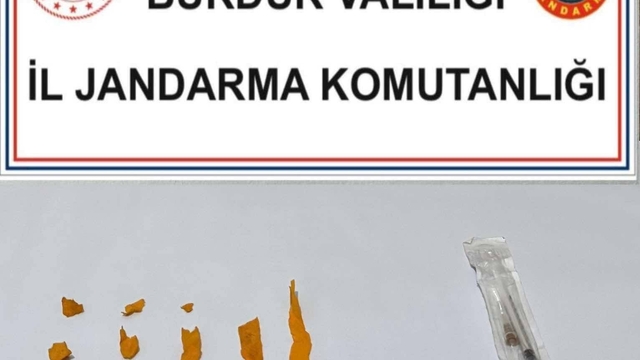 Burdur'da uyuşturucu ile mücadele