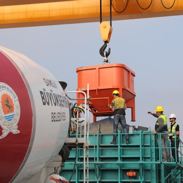 Samsun, "betonarme prefabrik su deposu" üreten şehir oldu