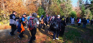 Pamukova'da sonbaharın renkleriyle 14 kilometrelik yürüyüş