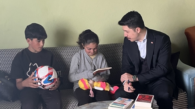 Kaymakam Kahraman'dan ev ziyareti