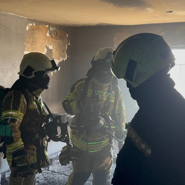 Çocuklar sobayı devirdi, facianın eşiğinden dönüldü