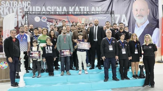 Kayseri'de düzenlenen Satranç Türkiye Kupası tamamlandı