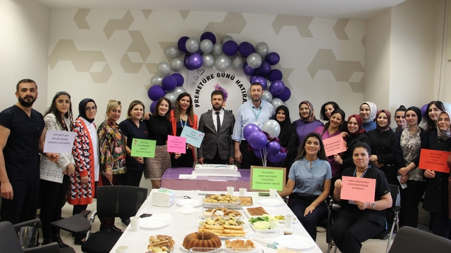 Elazığ'da 'Dünya Prematüre Günü' kutlandı