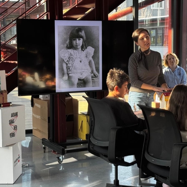 Çocuklar Pancar Deposu'nda sanatla buluştu