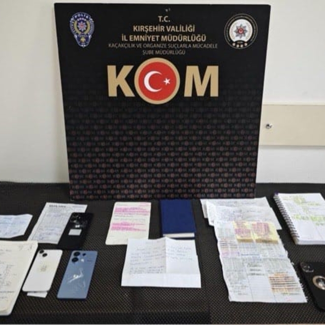 Kırşehir'de tefecilik operasyonu: 7 şüpheli yakalandı