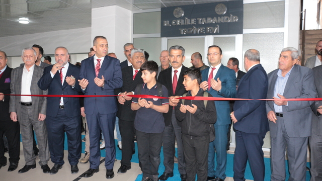 Cizre'de yapımı tamamlanan taziyeevi açıldı