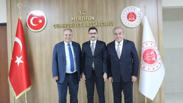 HSK ve Yargıtay üyeleri Merzifon Adliyesi'ni ziyaret etti