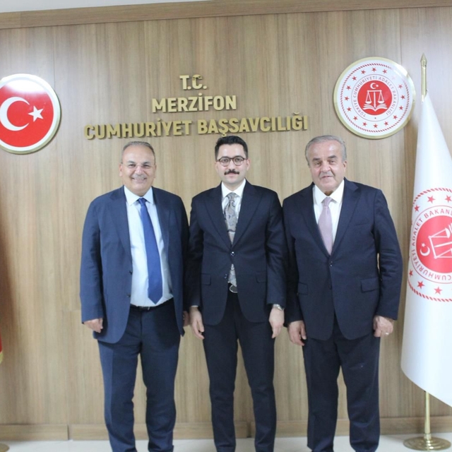 HSK ve Yargıtay üyeleri Merzifon Adliyesi'ni ziyaret etti