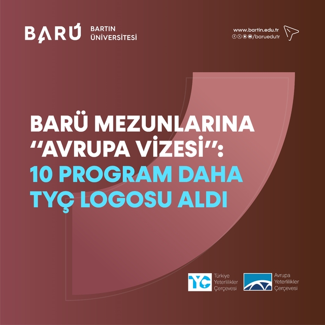 BARÜ'de10 program daha TYÇ logosu aldı