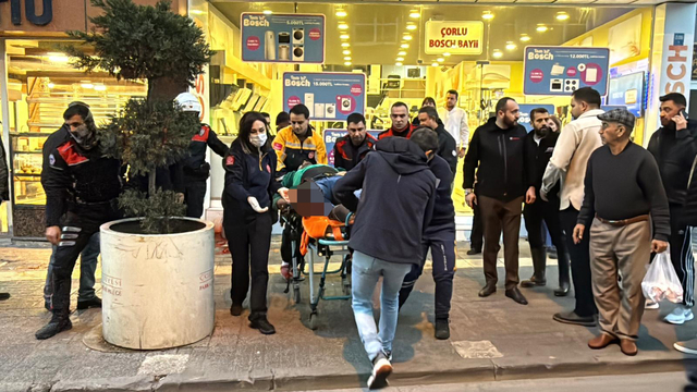 Tekirdağ'da silahlı saldırıya uğrayan kişi yaralandı