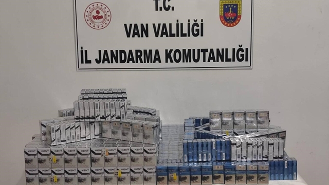 Van'da 2 bin 192 paket kaçak sigara ele geçirildi