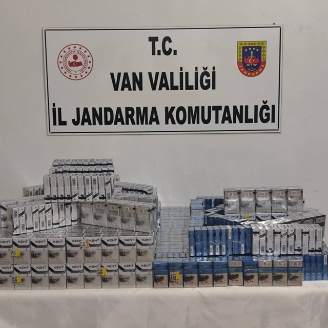 Van'da 2 bin 192 paket kaçak sigara ele geçirildi