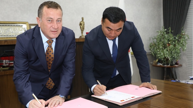 Nizip ile Kırgızistan'ın Narın Belediyesi arasında "kardeş şehir" protokolü imzalandı