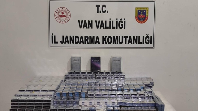 Van'da 2 bin 192 paket kaçak sigara ele geçirildi