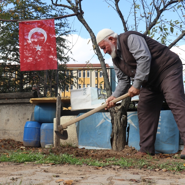Çöplüğü 15 Temmuz Şehitleri Fidanlığı'na çevirdi
Türk bayrakları ile süsled...