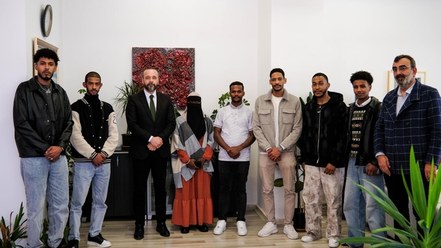 BŞEÜ rektör yardımcısı yabancı öğrencilerle buluştu