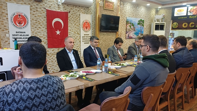 Batman'da şehit aileleri bir araya geldi