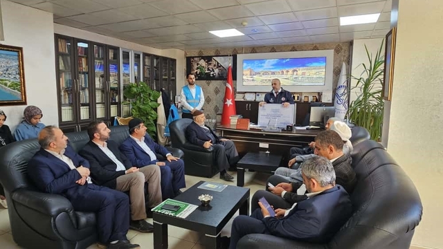 Cizre'de Gazze için düzenlenen hayır çarşısının geliri TDV hesabına aktarıldı