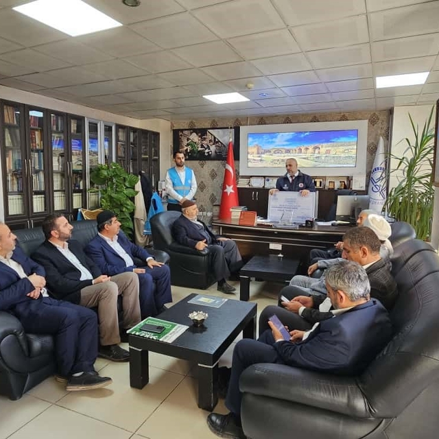 Cizre'de Gazze için düzenlenen hayır çarşısının geliri TDV hesabına aktarıl...