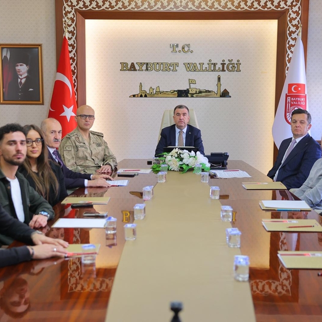 Bayburt'ta Güvenlik ve Asayiş Bilgilendirme Toplantısı yapıldı