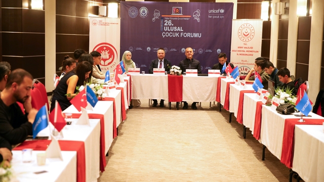 Siirt'te "26. Ulusal Çocuk Forumu" sona erdi