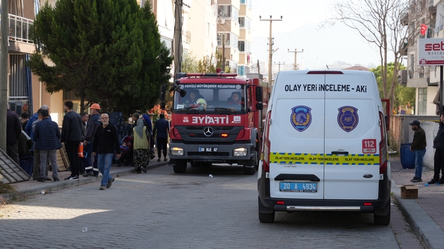 5 katlı binada meydana gelen yangın korkuya neden oldu