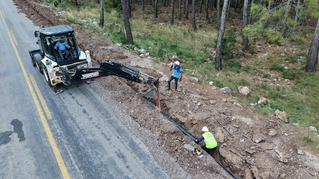 Fethiye'nin Kayaköy ve Karakeçililer Mahallesinin su sorunu çözülüyor