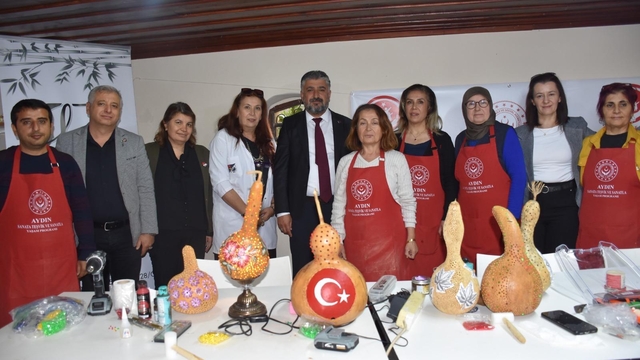 Aydın'da şehit yakınları ve gaziler için sanat kursu açıldı