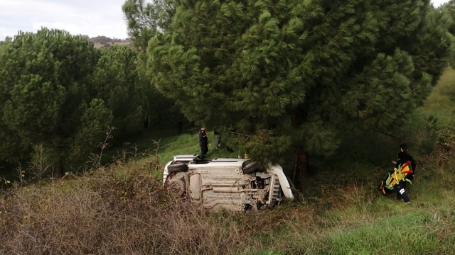 Gönen-Biga yolunda trafik kazası: 3 yaralı