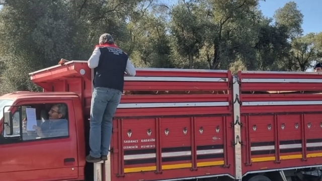 Karpuzlu'da hayvan sevkiyatına denetim