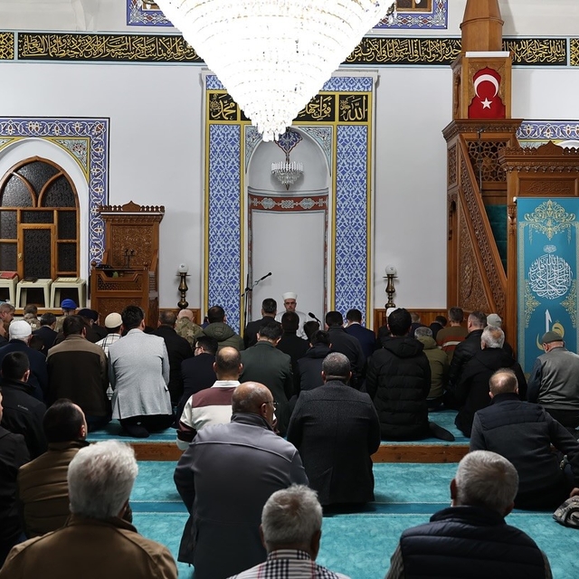 Merzifon'da şehit 20 asker için mevlit programı düzenlendi