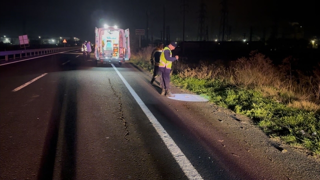 Kırklareli'de aracın çarpması ile metrelerce uzağa savrulan şahıs hayatını kaybetti