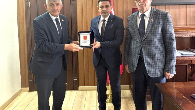 Muharip gazilerden kaymakamlara ziyaret