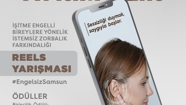 Samsun'da zorbalıklara karşı reels yarışması