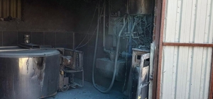 Sakarya'da ahırda yangın: 400 bin liralık zarar meydana geldi