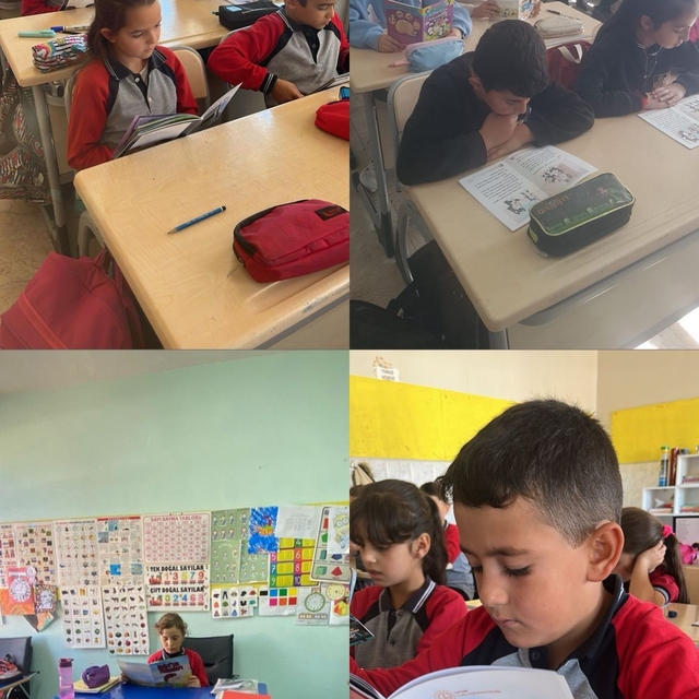 Tomarza'da kitap okuma etkinliği düzenlendi