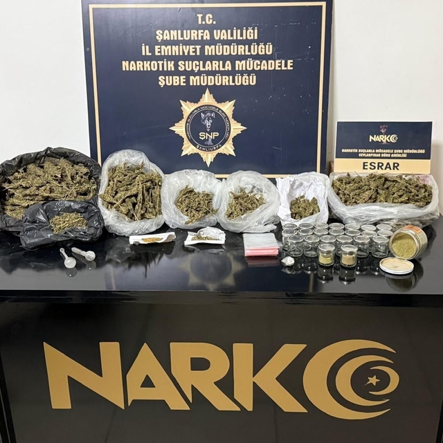 Şanlıurfa'da uyuşturucu operasyonunda 1 tutuklama