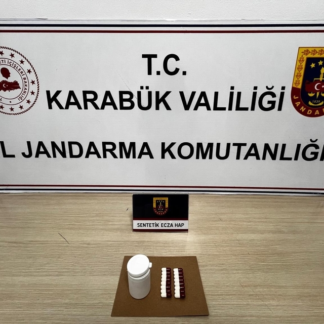 Karabük'te sentetik ecza operasyonu: 2 gözaltı